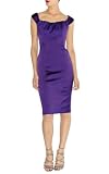 NoeMie Women Elegance Bridesmaid Wedding Dress,Purple