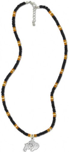 Buy Colorado Buffaloes Ladies Wood Bead Necklace by FansEdge