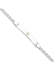 7 Inch 14k Gold Non-enameled Medical ID Bracelet