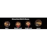 Oticon MiniFit Double Vent Bass Domes: 10-pack (Medium 8mm)