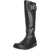 Fly London Women's Moly Flat Leather Black P210628007 6 UK