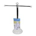 Interdesign Vanity Towel Holder - Chrome/ White