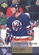 Butch Goring, New York Islanders, 2002 Upper Deck Foundations Autographed Card
