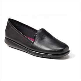 Aerosoles Army 002 Army Leather Slip On in Black by Womens Aerosoles Shoes