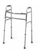DELUXE ADULT WALKER, Height Adjustable 32.5 -39.5 , 4/cs, 300-lb Weight Capacity, Without Wheels