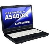 FUJITSU　15.6インチワイド液晶搭載 A4ワイドノートPC　LIFEBOOK A540/CX (FMVXN4HJ4Z)