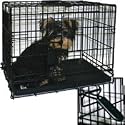 Deluxe Crate, Double Door, 18-Inch by 12-Inch by 14-Inch