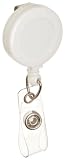 Brady 95073 White Color Retractable Badge Holder