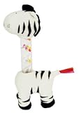 Mary Meyer Brainy Baby Shake N Play Plush Rattle, Zebra