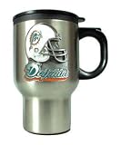 Miami Dolphins Stainless Steel Travel Mug