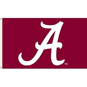 NCAA Alabama Crimson Tide A Logo 3-by-5 Foot Flag with Grommets