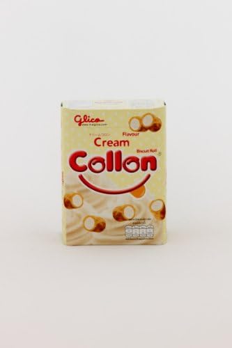 Glico Collon Biscuit Roll Cream Flavour - 1.9 Oz (Pack of 4)