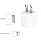 Apple USB Power Adapter for iPhone with Apple Dock Connector (MB352LL + MA591G)