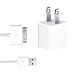 Apple USB Power Adapter for iPhone with Apple Dock Connector (MB352LL + MA591G)