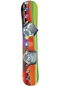 FREERIDE 110 BEGINNER LEVEL 2 SNOWBOARD, FIT FOR RIDER UP TO 95LBS BOARD