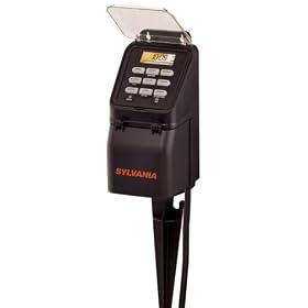 Sylvania SA220 15 Amp Zip Set Digital Outdoor Timer with Seven Outlets by Sylvania
