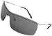 Dolce & Gabbana D&G 442S E50 Fashion Sunglasses, Chrome Frame/ Grey Lenses