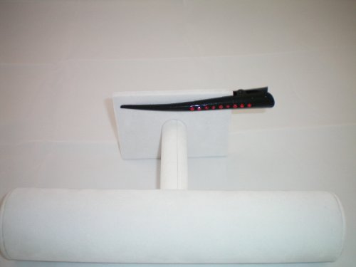 Hair Clip Alligator Crystal Red