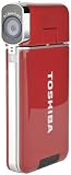 Toshiba Camileo S20 – Caméscope – Haute définition – capture vidéo mode écran large – 5.0 mégapixel – mémoire prise en charge : SD, Carte mémoire SDHC – flash card – rouge
