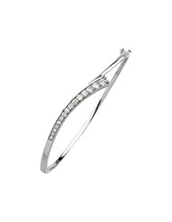 3/4 ct tw Journey Diamond Bracelet in 14k White Gold