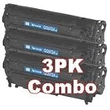 3-Pack HP Q2612A Compatible Laser Toner Cartridge for HP Laserjet 1010/1012/1015/1018/3010/3020/3030