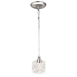 Glace Collection Ice Cube Pendant Lamp - LS-17611CLR