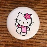 HELLO KITTY #137 DRAWER PULLS KNOBS