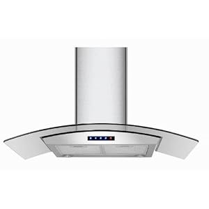 cheap 36 Inch Wall Mounted Stainless Steel Range Hood Arched