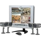 Lorex 15-Inch LCD Observation System with Network Digital Video Recorder and 4 Cameras by