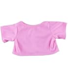 Pink T-Shirt Outfit Teddy Bear Clothes Fits Most 14" - 18" Build-a-bear, Vermont Teddy Bears, and Make Your Own Stuffed Animals