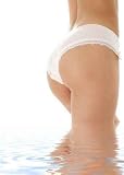 Classical Image of Voluptuous Woman Back in Water - 24
