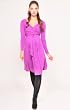The Olian Rayon Knit Criss-cross wrap around Sash Dress
