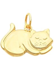 Cat Charm 14K Yellow 11X19 22826