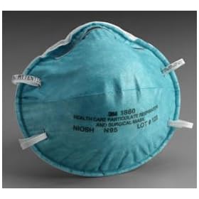 Click here to buy 3M 1860 N95 RESPIRATOR AND SURGICAL MASK BIRD FLU by 3M.