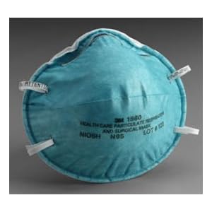 3M 1860 N95 RESPIRATOR AND SURGICAL MASK BIRD FLU by 3M