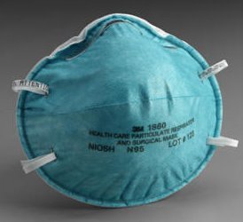 3M 1860 N95 RESPIRATOR AND SURGICAL MASK/BIRD FLU