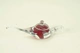 31ijS0Ew4cL. SL160  Hand Glass Art Red Flower in Oil Lamp Paperweight PW 6095