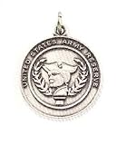 Sterling Silver St. Michael / US Army Reserve Medal