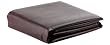 Burgundy Leatherette Pool Table Cover - 8 Foot