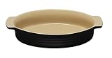 Le Creuset Stoneware Oval Dish, 28 cm, Satin Black