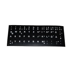 Selbstkleben - 48 Tasten glossy/gl�nzend - Deutsche Tastatur Aufkleber -TastaturAufkleber f�r PC Notebook Laptop Netbook destop