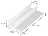 CRL 1-9/16 Wide Sliding Shower Door Bottom Guide
