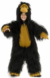 Child Little Gorilla Costume Size 4
