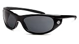 Harley-Davidson® Men's Classic Cruiser Performance Eyewear. HD® Graphics. Smoke or Yellow lens. Gloss Black frames. 98545-09VM