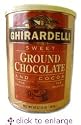 Ghirardelli Sweet Ground Chocolate, 3 Lb Can