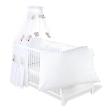 Pinolino 60911-0 - Set f&uuml;r Kinderbett, 4-tlg., B&auml;r Voile