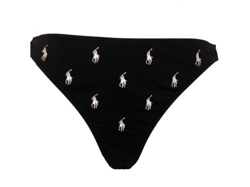 Ralph Lauren Navy Swimsuit-bottoms w/White Logos L
