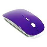 Cosmos Purple 2.4G RF optical wireless USB mouse for macbook 13" PRO AIR 11" DELL ACER SONY HP TOSHIBA + Cosmos cable tie