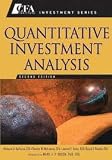 Quantitative Investment Analysis (CFA Institute Investment Series) 2nd (second) edition