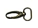 Generic Bronze 0.8 Inches Inside Diameter Oval Ring Rotation Lobster Clasp Strap Pack of 15